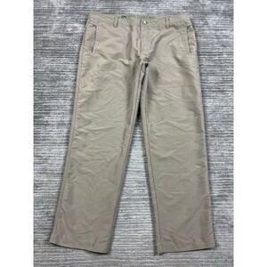 Reel Legends Pants Mens 42x32‎ Beige Straight Leg Polyester Casual